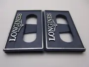TWO (2) Genuine Blue Price & Model Information Tags for LONGINES Brand Watches