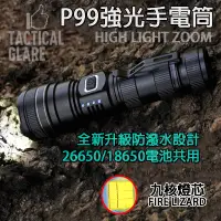 在飛比找蝦皮購物優惠-大功率 XHP99 九核燈芯 強光手電筒 USB-C充電 變