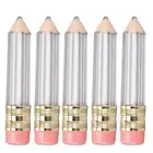 5pcs 5ml Pencil Shaped Empty Lip Gloss Tube Container DIY Refillable Lip Oil CHW
