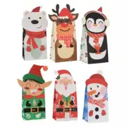 Christmas Candy Cookie Boxes Bakery Gift Boxes Cupcake Muffin Cake Box AUc 12PC