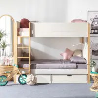 在飛比找momo購物網優惠-【LEVANA】DoubleUp 經典雙層床(兒童床/上下床