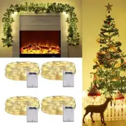 4 pack 16 feet 100 Fairy Light Strings Sairy Lights With Timer Fairy Lights W...