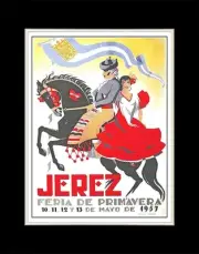 1957 Jerez Spring Fair - Matted for 11x14 Frame