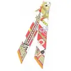 Hermes Brides Et Gris-Gris And Charms Silk 100 Rouge/White/Moldre Scarf