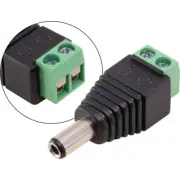 DOSS PW8082 2.5Mm DC Plug Screw Terminating Terminals Made From Non-Recycled