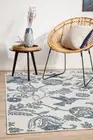 NEW ABBY RUG SEASIDE White Navy Outdoor Indoor Modern Large Carpet FREE POST*