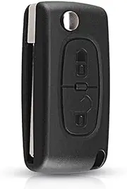 TPHJRM Car Flip Key 2 BT Remote Key,for Peugeot 307 3008 308 408