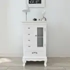 5 Drawers Cabinet Storage Hallway Cupboard Organiser Home Office Furniture White