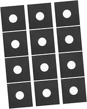 JOINPAYA 12pcs Record Sleeves Blank Vinyl Record Covers for Scratch Resistance and Robust Protection for Home Cafe and Bar