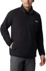 Columbia Men's Harborside II Fleece Pull Over, Black, Small