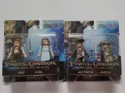 Mini Mates "Pirates of The Caribbean" Jack Sparrow & Barbossa Henry &Carina
