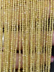 Natural Yellow Sapphire Micro Faceted Rondelle Beads 2 Mm 13 Strand