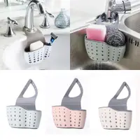 在飛比找ETMall東森購物網優惠-Sink Shelf Soap Sponge Drain R