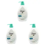 3x Dove 550ml Nourishing Body Wash Moisturising Bath Soap For Sensitive Skin