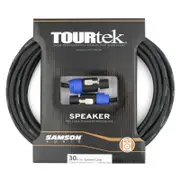 TourTek 9.15m Speakon Speaker Cable Male Connector For Audio System