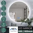 Bathroom Bluetooth Round Backlit LED Makeup Wall Mirror Touch Anti-fog 60cm 80cm