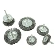 Heavy Duty Wire Brush Wheel Cup Brush Set for Weld Scale and Glitch Removal