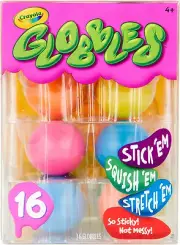 Crayola Globbles 16 Pack Sensory Squishy Stretchy Fidget Toy Balls Kids Adults