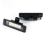 DEMULAX 2X 12V Car LIGHT Number License Plate Light Tag Lamp, for FORD Focus 2008-2012, for Mustang Taurus Flex Fusion Sable Milan 2006-2011 Car Number Plate Light