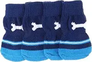 GANAZONO Pet Socks Non-Slip Bottom Dog Indoor Socks Lightweight Easy to Pack Dog Paw Protectors for Travel