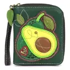 CHALA AVOCADO Zip Around Wallet Wristlet (Dark Green) NWT