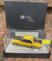 TRAX 1:43 diecast TO04C Opal Series 1973 Holden HQ Monaro GTS 4 Door Yellow
