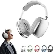 Thejinshi Official - for Jinshi Headphones with Hybrid ANC, Hi-Fi Sound, Memory Foam Ear Cushions, Foldable Bluetooth Wireless Headphones for Travel/Work/Gaming (Silver)