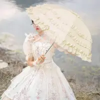 在飛比找蝦皮商城精選優惠-蘿莉塔太陽   傘lolita公主風復古遮陽花邊蕾絲防晒傘 