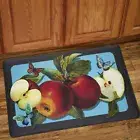 Delicious Apples Memory Foam Blue Anti-Fatigue Kitchen Floor Mat 18" x 30"
