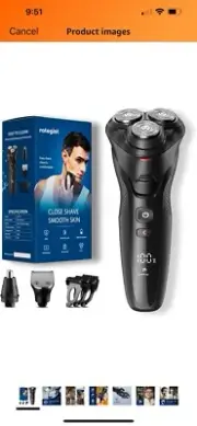 Gillette Fusion5 Razors for Men, 1 Razor, 4 Blade Refills, Lubrastrip