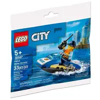 在飛比找蝦皮商城優惠-LEGO 30567 警用水上摩特車 樂高城市系列 poly