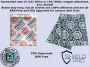 Convenient 10-Packs of 300cc or 500cc Oxygen Absorbers Scavengers Packets