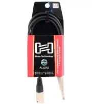 Hosa HPX-003 3 Foot 1/4" TS - XLR 3Pin Male Unbalanced Interconnect Audio Cable