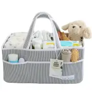 Baby Diaper Caddy Organizer, Baby Shower Basket for Newborn Boys or Girls, Nurse