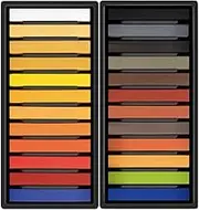 MILAN Box of 24 Soft Pastel Colours Portrait Art, Multi-Colour, Regular