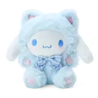 在飛比找momo購物網優惠-【SANRIO 三麗鷗】貓咪系列 貓咪裝扮造型絨毛娃娃 大耳