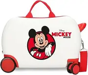 Joumma Disney Mickey & Minnie Children's Suitcase Multicolour 45 x 31 x 20 cm Hard 1.8 kg Combination Lock Side ABS 1.8 kg 27.9L Hand Luggage, Multicoloured, One Size, Children's Suitcase