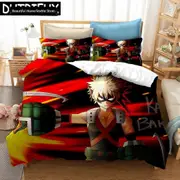 f1020 Bed Sheets Japan My Hero Academia ed Bedding Set Duvet Covers Pillowcases Comforter Bedding Set Bedclothes Duvet Cover Bed Sheets Rt1020