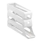 Egg Fortress Organizer Container Capacity Fridge Storage Box with Four Tiers