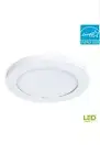 Commercial Electric 11 in. White LED Edge-Lit Flat Round Panel Flushmount