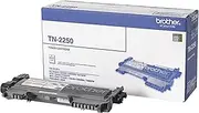Brother Genuine TN2250 High-Yield Black Toner, Page Yield Up to 2600 Pages (TN-2250) for Use with: HL-2240D, HL-2242D, HL-2250DN, HL-2270DW, DCP-7060D, DCP-7065DN, MFC-7360N, MFC-7362N, MFC-7460DN