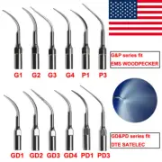 5 Puntas escalador ultrasónico dental Fit EMS Cavitron DTE SATELEC pieza de mano