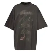[We11done] Charcoal Spark Logo T-Shirt