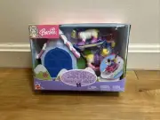 Barbie 2003 Posh Pets Cat Skiing Sledding Winter Snow Set NEW NIB C3878 RARE