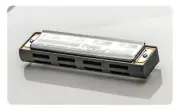TOMBO Pocket Chord Harmonica with case free shipping NEW