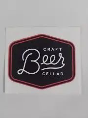 Craft Beer cellar sticker (Texas beer collectible)