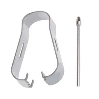 Smooth Inks Metal Pen Refill Conical Silver with Clip for Remarkable