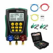 Digital Manifold Gauge Meter HVAC Vacuum Pressure Temp Tester Refrigeration Tool
