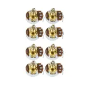FLEOR 4 A250K+4 B250K Bass Guitar Big Potentiometers Pots Copper Short Shaft