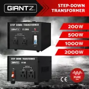 Giantz Step Down Transformer 240V-110V Stepdown Voltage Converter Travel AU-US